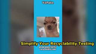 PTS recyclability assessment test